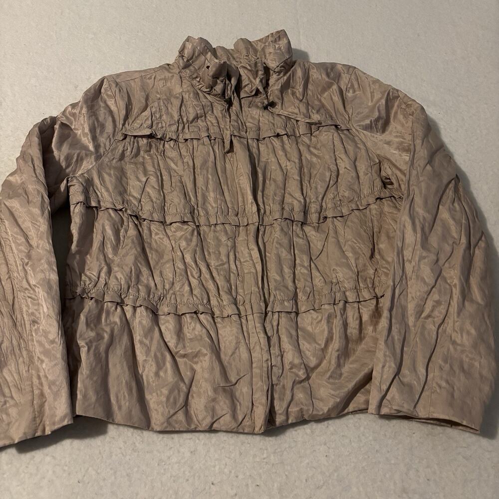 Erin Women's Jacket PL Dry Clean Polyester Zipper and Draw String‎ Collar